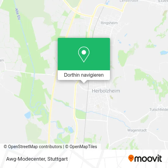 Awg-Modecenter Karte