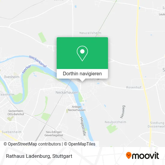 Rathaus Ladenburg Karte