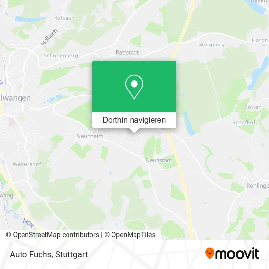 Auto Fuchs Karte