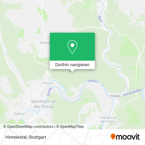Hintelestal Karte