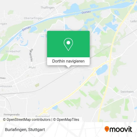 Burlafingen Karte