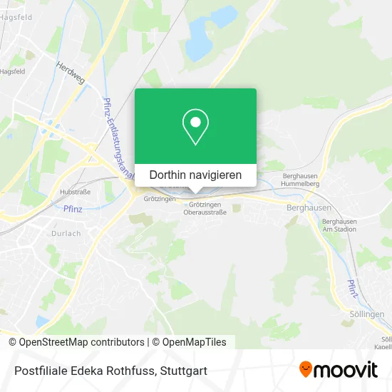 Postfiliale Edeka Rothfuss Karte