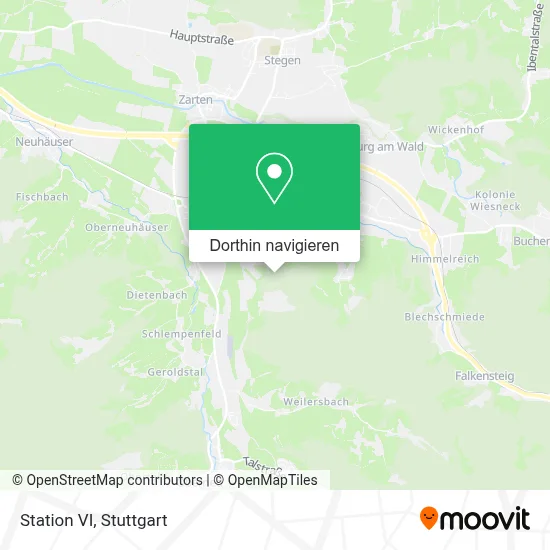 Station VI Karte