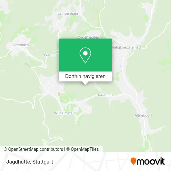 Jagdhütte Karte