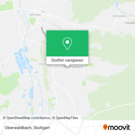Oberwaldbach Karte