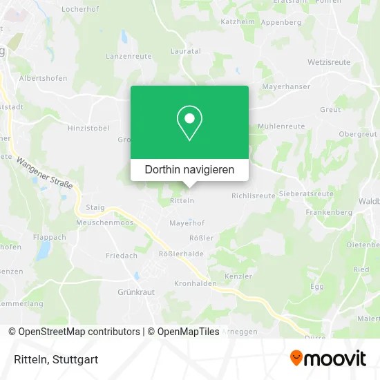 Ritteln Karte