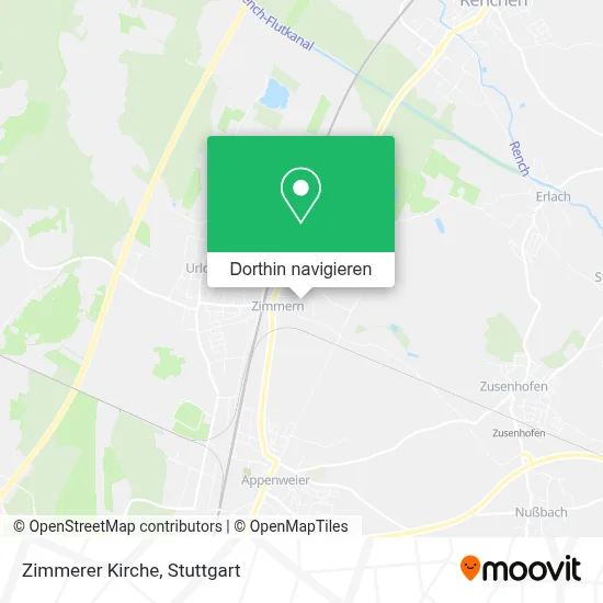Zimmerer Kirche Karte