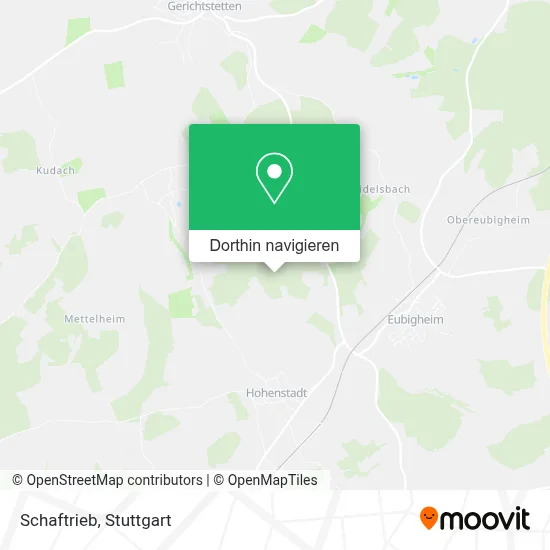 Schaftrieb Karte