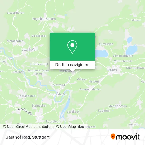 Gasthof Rad Karte