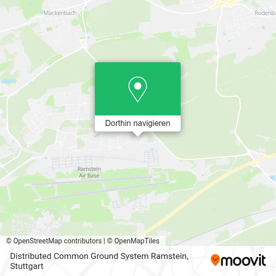 Distributed Common Ground System Ramstein Karte