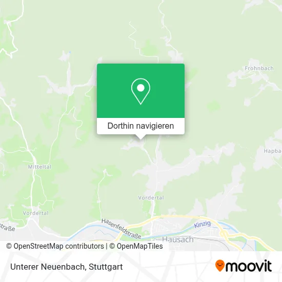 Unterer Neuenbach Karte