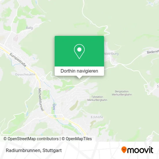Radiumbrunnen Karte