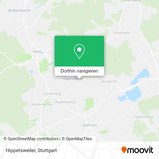 Hippetsweiler Karte