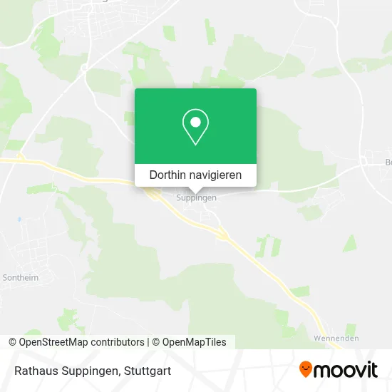 Rathaus Suppingen Karte