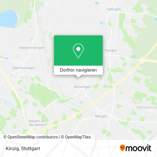 Kinzig Karte
