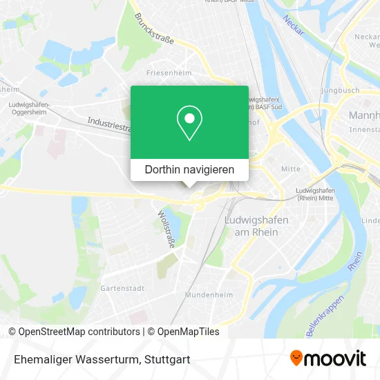 Ehemaliger Wasserturm Karte