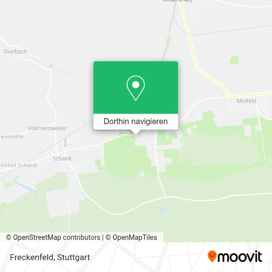 Freckenfeld Karte