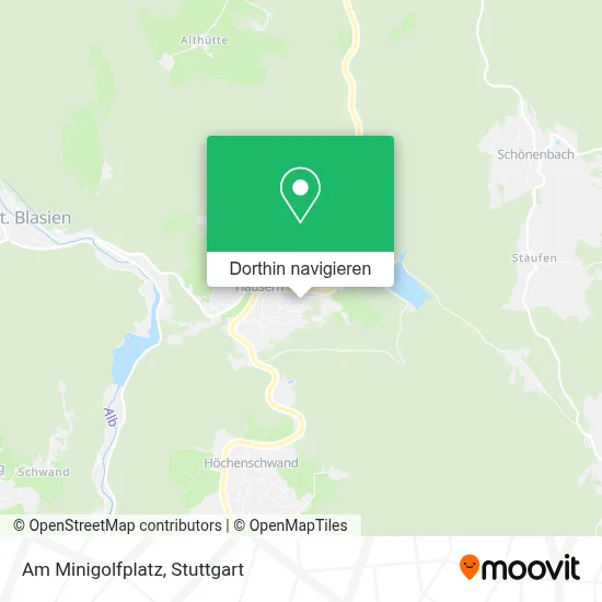 Am Minigolfplatz Karte
