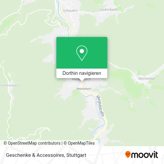 Geschenke & Accessoires Karte