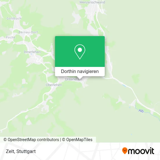 Zelt Karte
