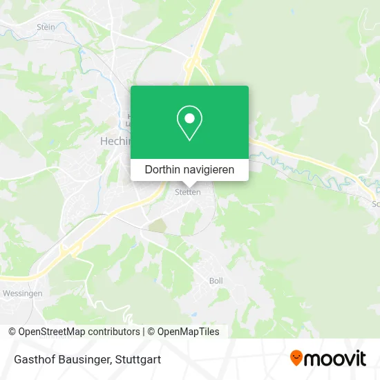 Gasthof Bausinger Karte