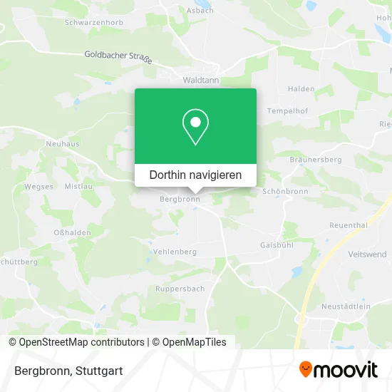 Bergbronn Karte
