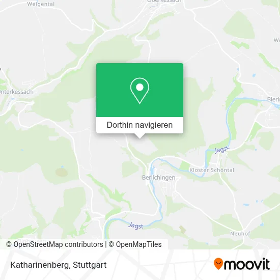 Katharinenberg Karte