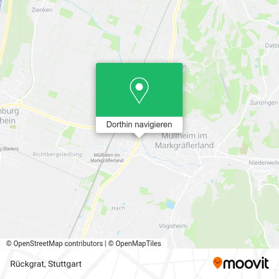 Rückgrat Karte