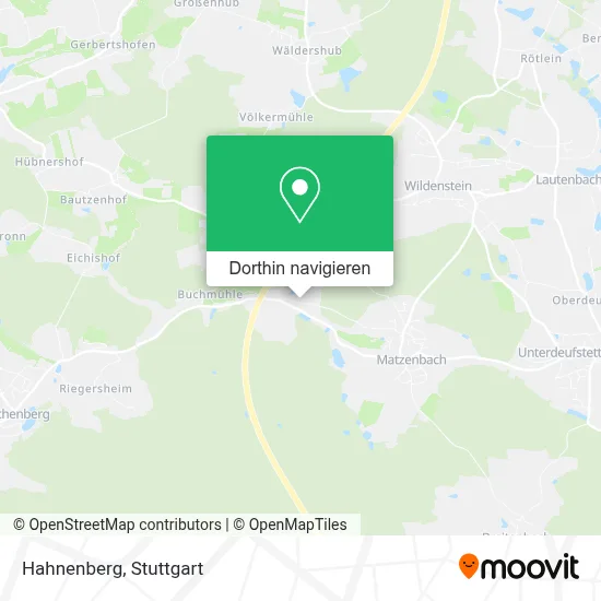 Hahnenberg Karte