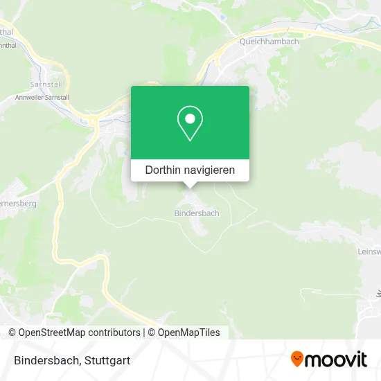 Bindersbach Karte