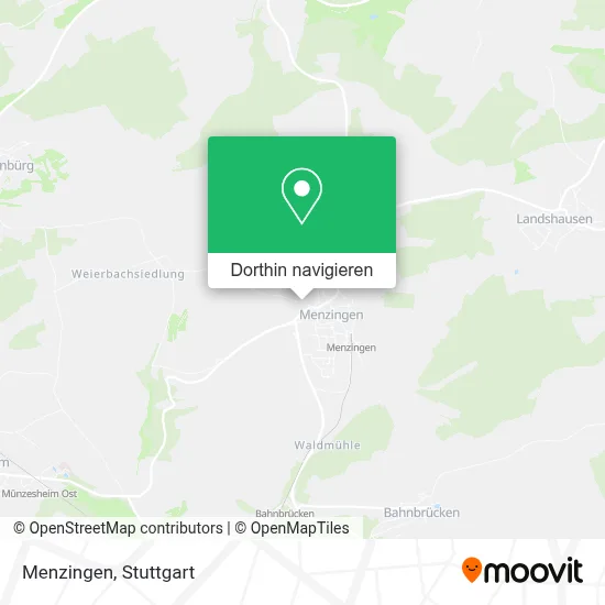 Menzingen Karte