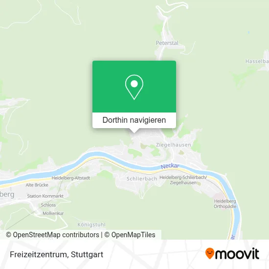 Freizeitzentrum Karte