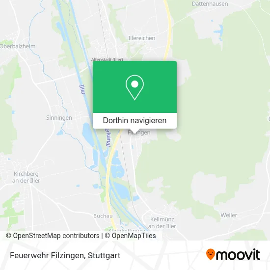Feuerwehr Filzingen Karte