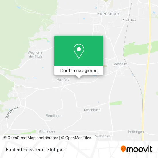 Freibad Edesheim Karte