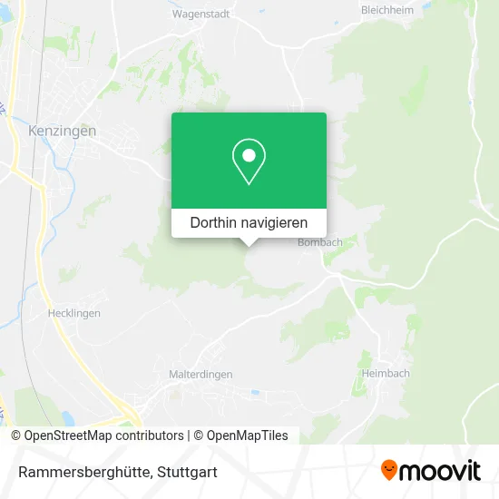 Rammersberghütte Karte