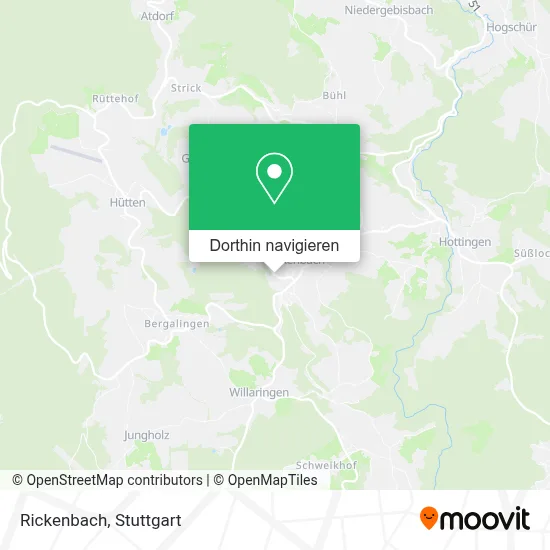 Rickenbach Karte