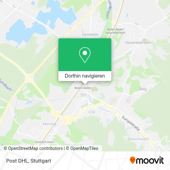 Post DHL Karte