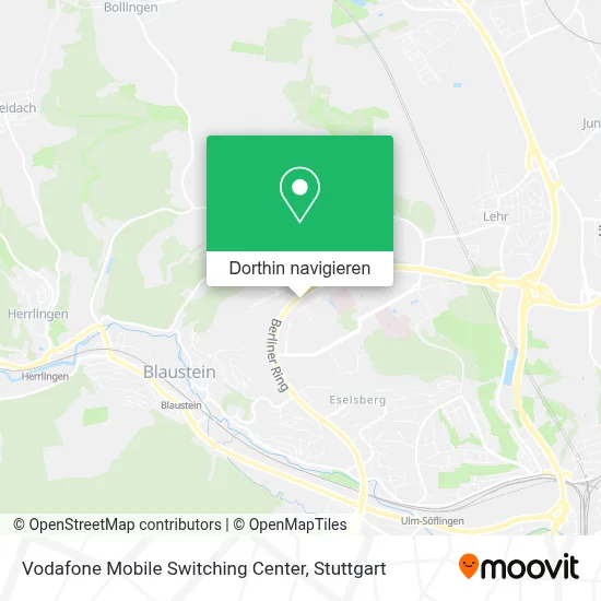 Vodafone Mobile Switching Center Karte