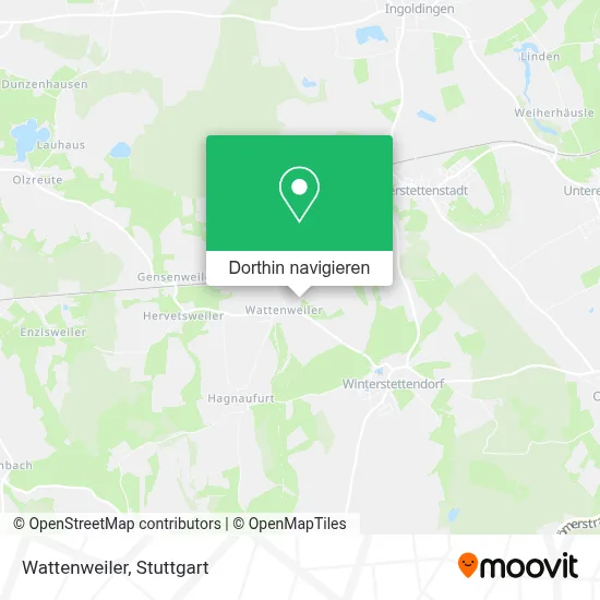 Wattenweiler Karte