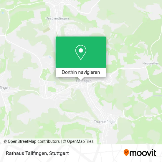 Rathaus Tailfingen Karte