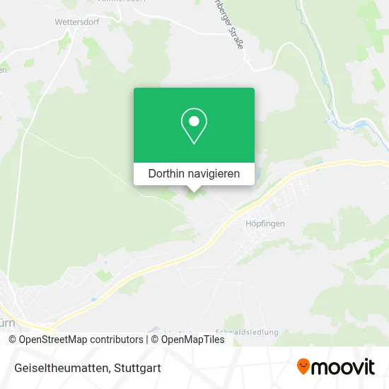 Geiseltheumatten Karte