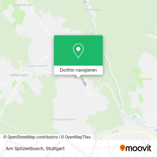 Am Spitzenbusch Karte