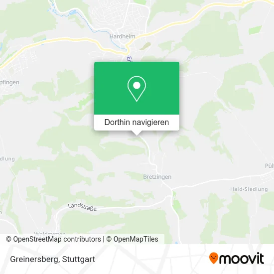 Greinersberg Karte