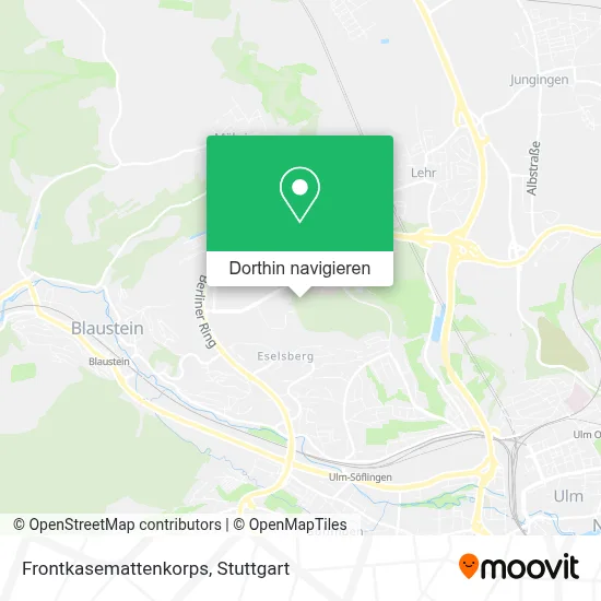 Frontkasemattenkorps Karte