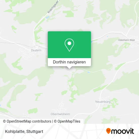 Kohlplatte Karte