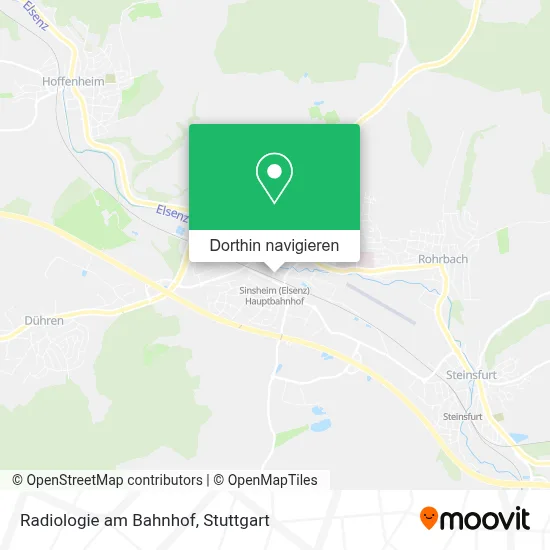 Radiologie am Bahnhof Karte