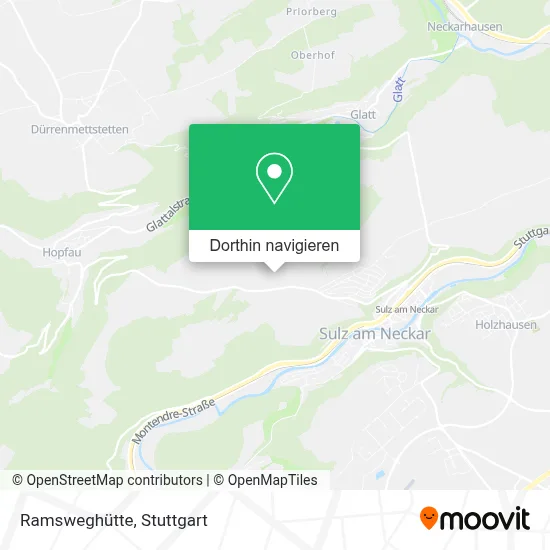 Ramsweghütte Karte
