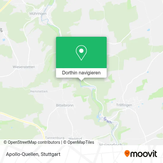 Apollo-Quellen Karte