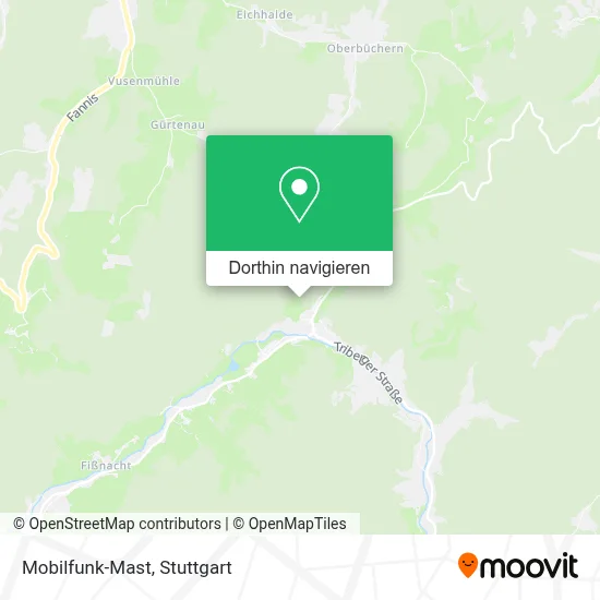 Mobilfunk-Mast Karte