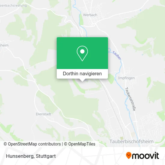 Hunsenberg Karte